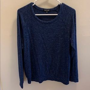 Blue casual sweater